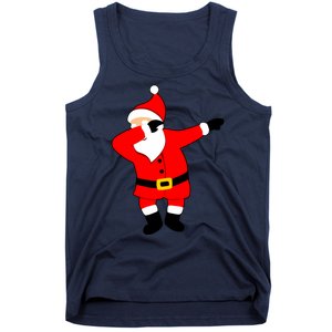 Dabbing Santa Christmas Tank Top