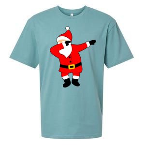 Dabbing Santa Christmas Sueded Cloud Jersey T-Shirt