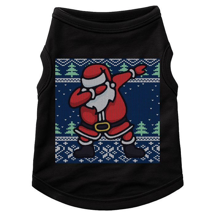 Dabbing Santa Claus Doggie Tank