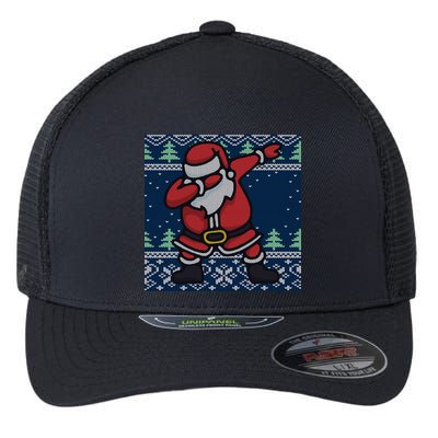 Dabbing Santa Claus Flexfit Unipanel Trucker Cap