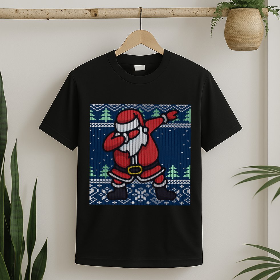 Dabbing Santa Claus T-Shirt