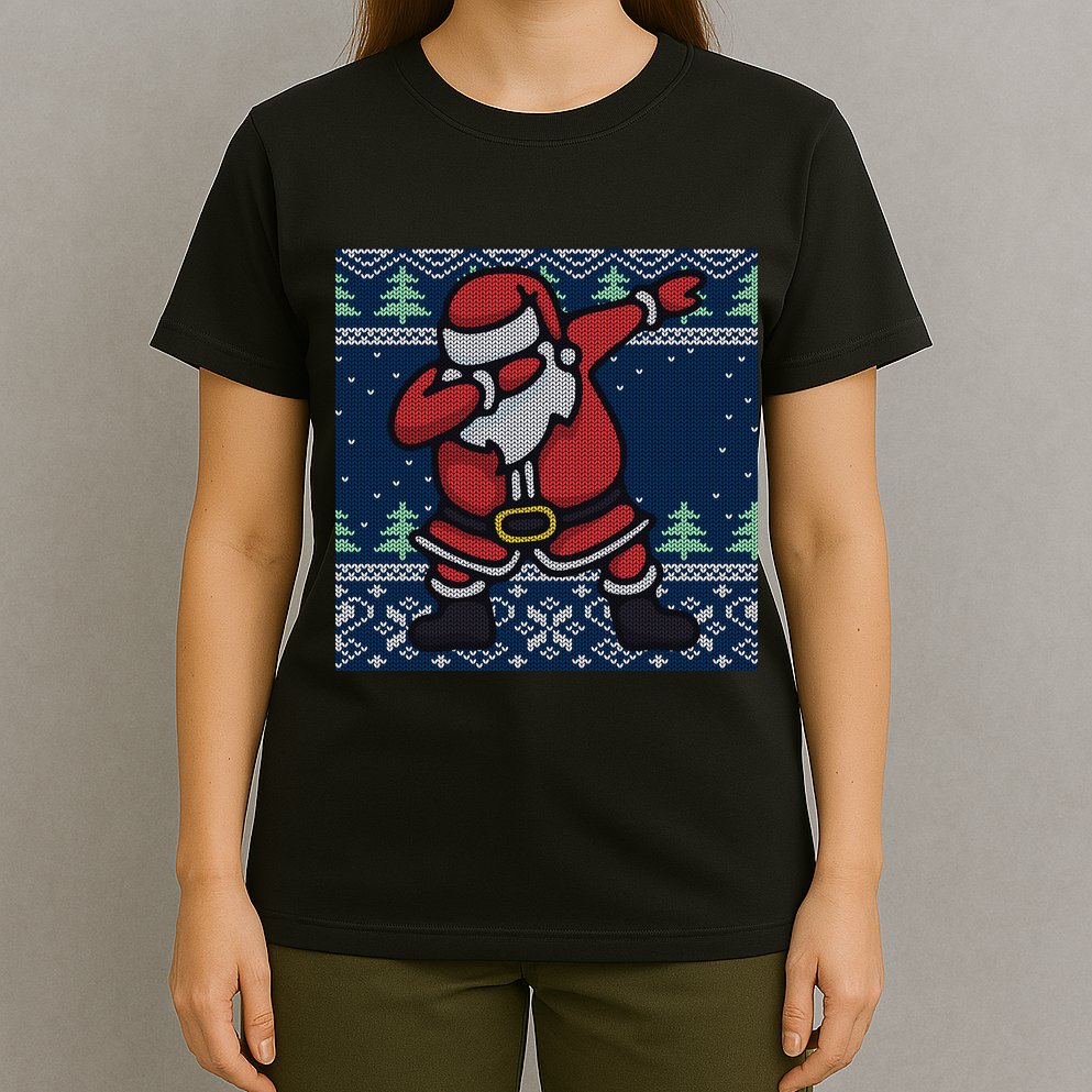 Dabbing Santa Claus T-Shirt