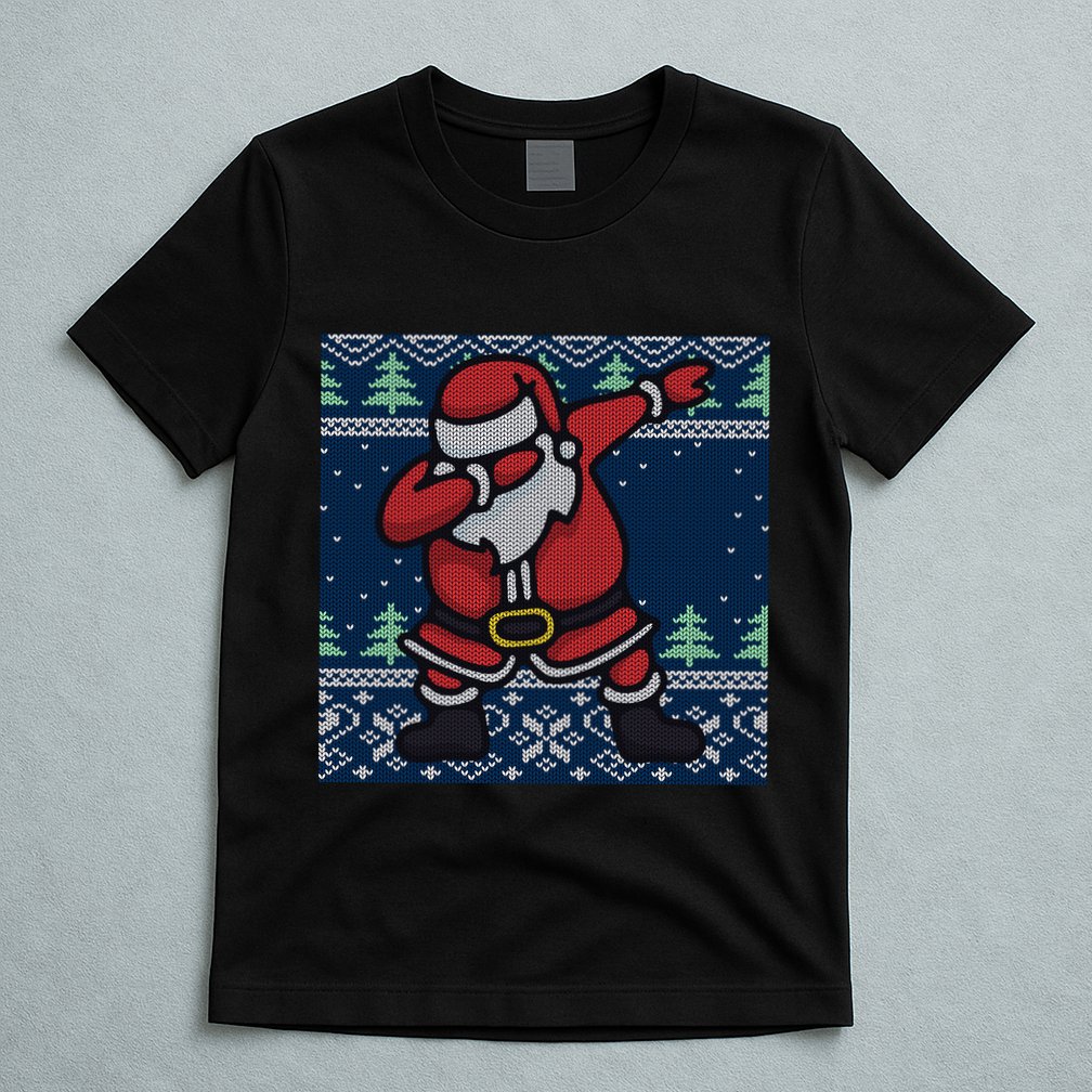 Dabbing Santa Claus T-Shirt