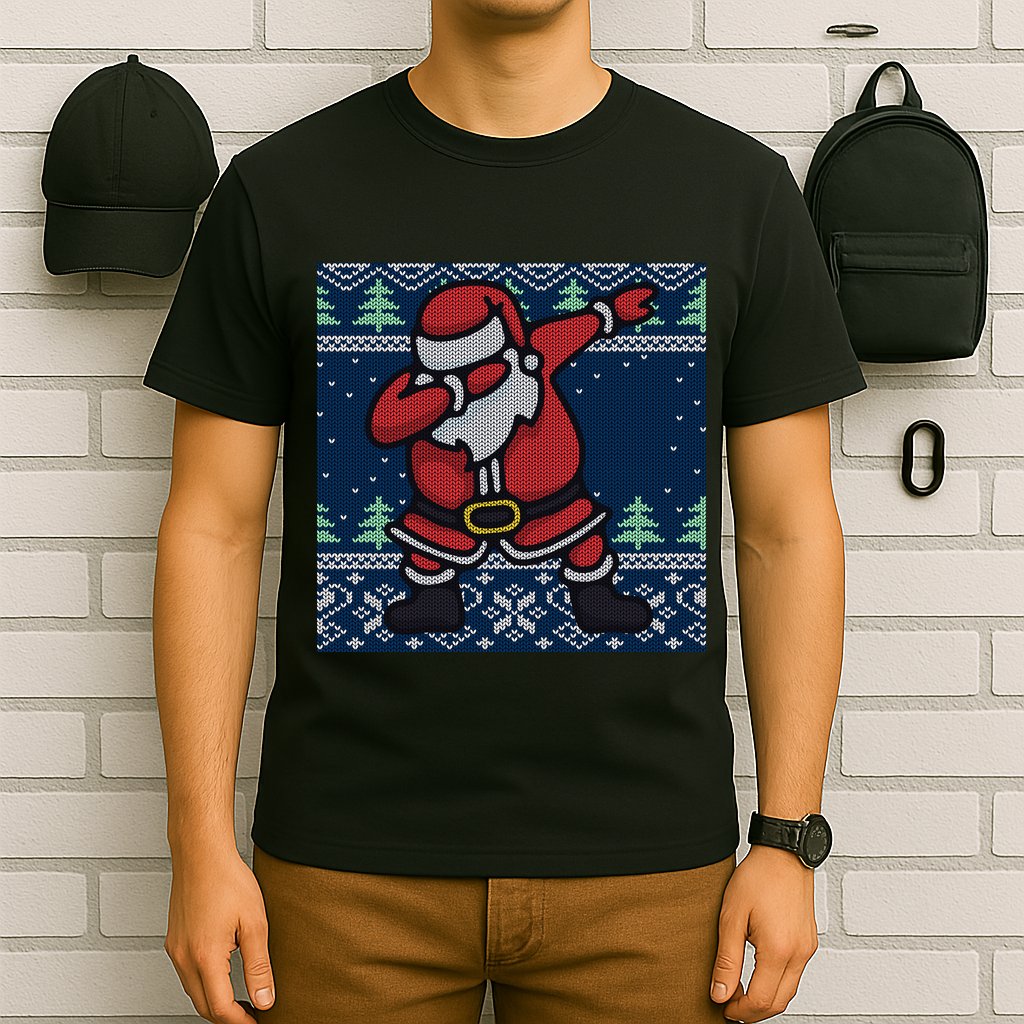 Dabbing Santa Claus T-Shirt