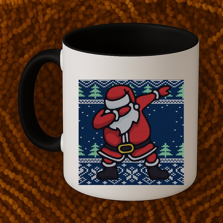 Dabbing Santa Claus Mug