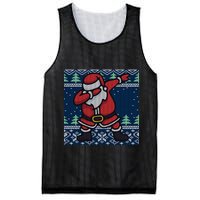 Dabbing Santa Claus Mesh Reversible Basketball Jersey Tank