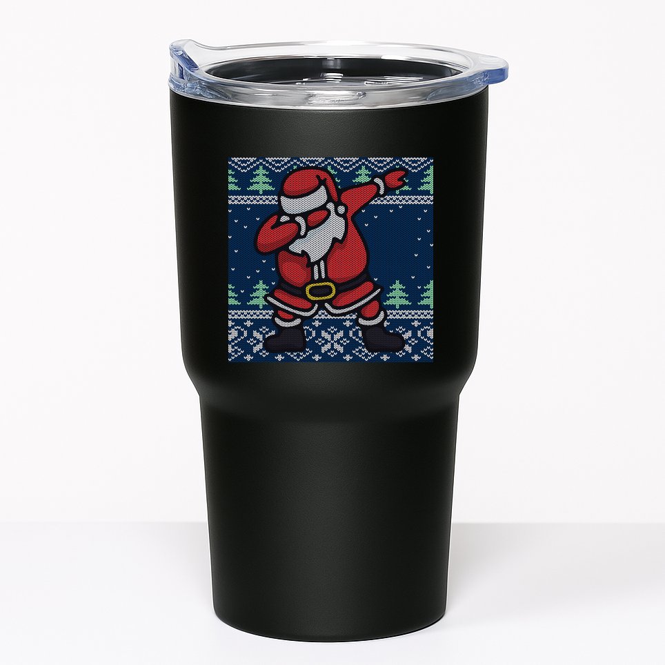 Dabbing Santa Claus Tumbler