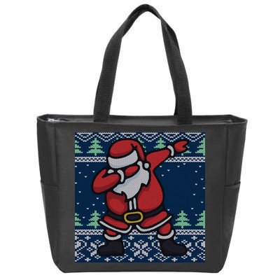 Dabbing Santa Claus Zip Tote Bag