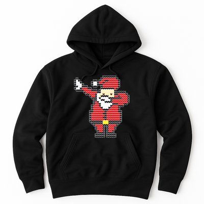 Dabbing Santa Pix-elated Christmas Hoodie
