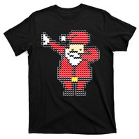 Dabbing Santa Pix-elated Christmas T-Shirt