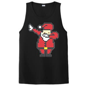 Dabbing Santa Pix-elated Christmas PosiCharge Competitor Tank