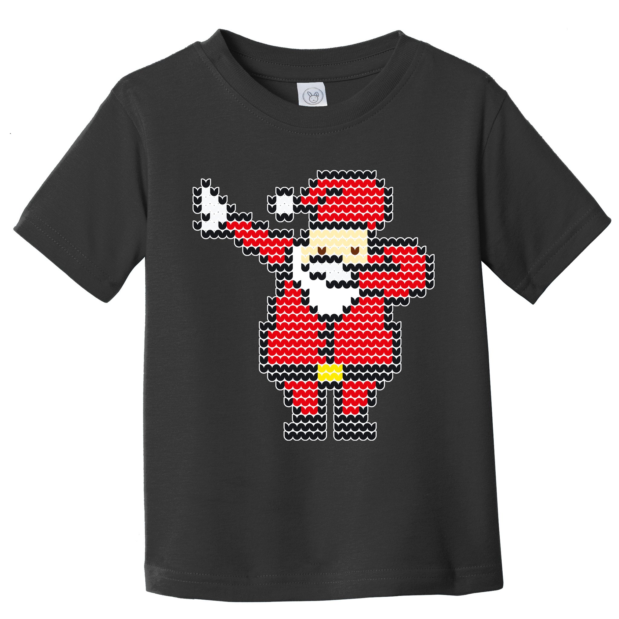 Dabbing Santa Pix-elated Christmas Toddler T-Shirt