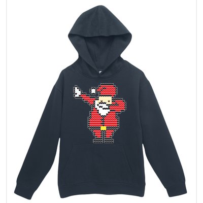 Dabbing Santa Pix-elated Christmas Urban Pullover Hoodie