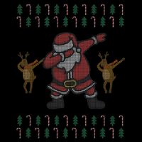 Dabbing Santa Ugly Christmas Cooling Performance Crew T-Shirt