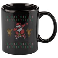 Dabbing Santa Ugly Christmas 11oz C Handle Ceramic Mug
