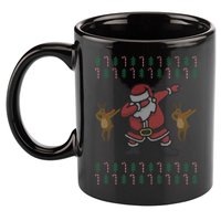 Dabbing Santa Ugly Christmas 11oz C Handle Ceramic Mug