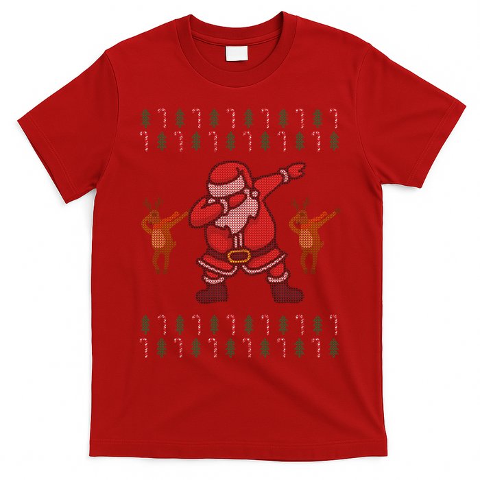 Dabbing Santa Ugly Christmas T-Shirt