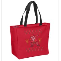 Dabbing Santa Ugly Christmas Zip Tote Bag
