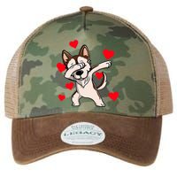 Dabbing Siberian Husky Valentines Day Legacy Tie Dye Trucker Hat