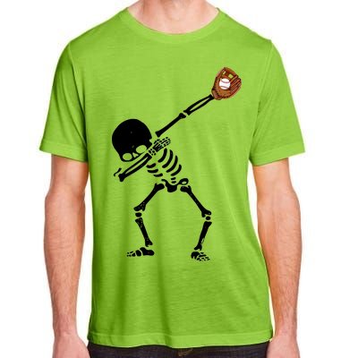 Dabbing Skeleton Baseball Glove Catch Dab Adult ChromaSoft Performance T-Shirt