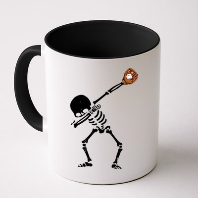 Dabbing Skeleton Baseball Glove Catch Dab Mug