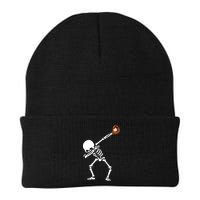 Dabbing Skeleton Baseball Glove Catch Dab Beanie