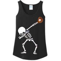 Dabbing Skeleton Baseball Glove Catch Dab Ladies Essential Tank