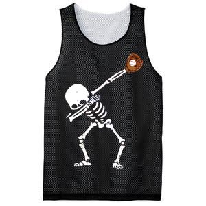 Dabbing Skeleton Baseball Glove Catch Dab Mesh Reversible Basketball Jersey Tank