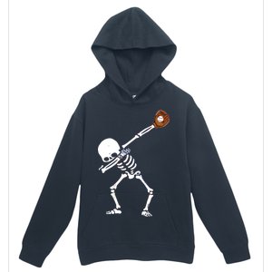 Dabbing Skeleton Baseball Glove Catch Dab Urban Pullover Hoodie