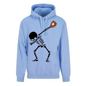 Dabbing Skeleton Baseball Glove Catch Dab Unisex Surf Hoodie