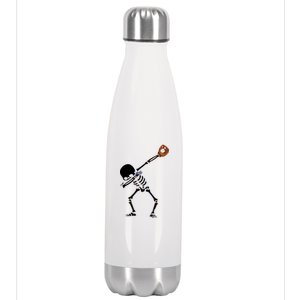 Dabbing Skeleton Baseball Glove Catch Dab Stainless Steel Insulated Water Bottle