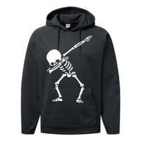 Dabbing Skeleton Dab Performance Fleece Hoodie