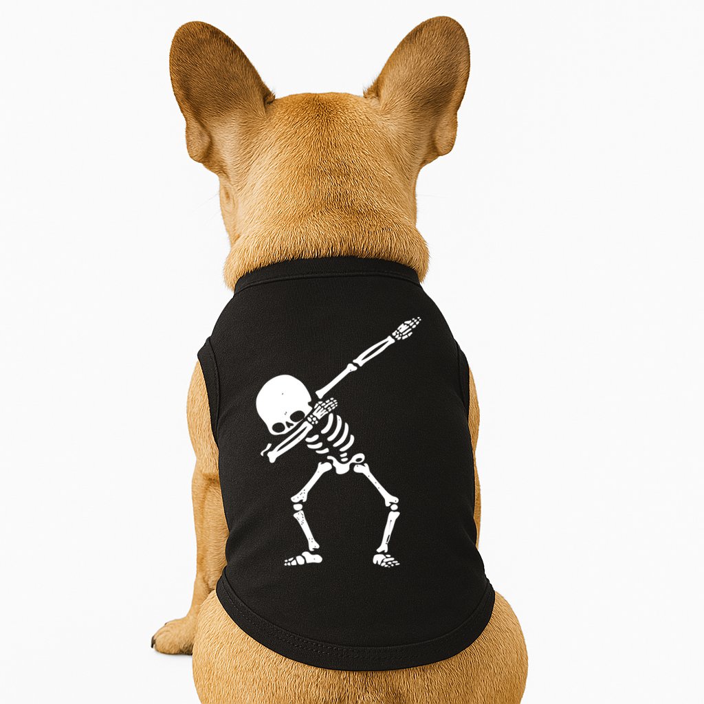 Dabbing Skeleton Dab Doggie Tank