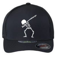 Dabbing Skeleton Dab Flexfit Unipanel Trucker Cap