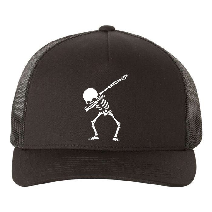 Dabbing Skeleton Dab Yupoong Adult 5-Panel Trucker Hat