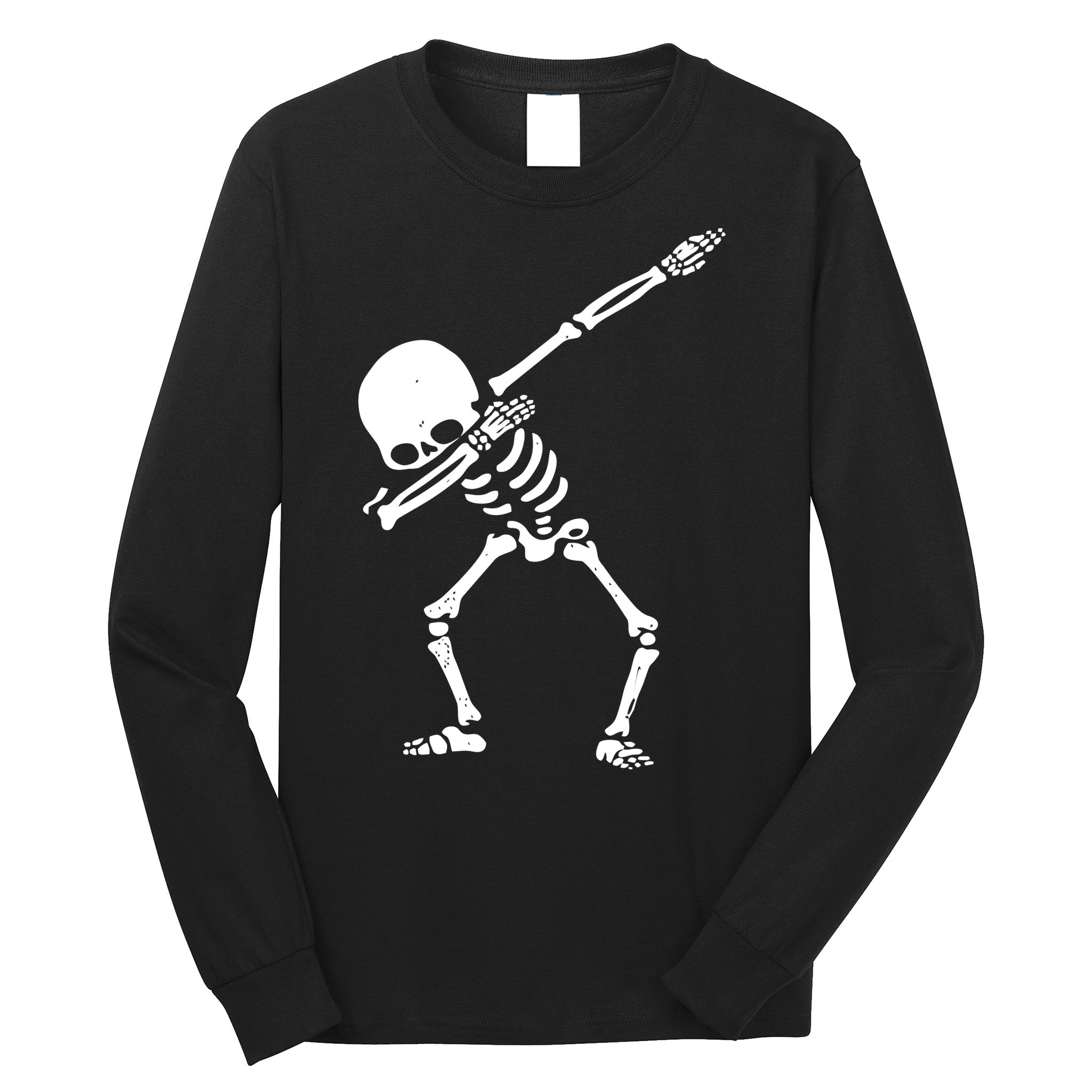Dabbing Skeleton Dab Long Sleeve Shirt