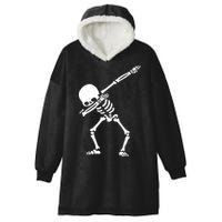 Dabbing Skeleton Dab Hooded Wearable Blanket