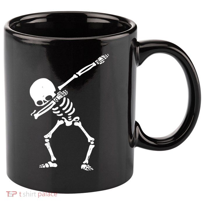 Dabbing Skeleton Dab 11oz C Handle Ceramic Mug