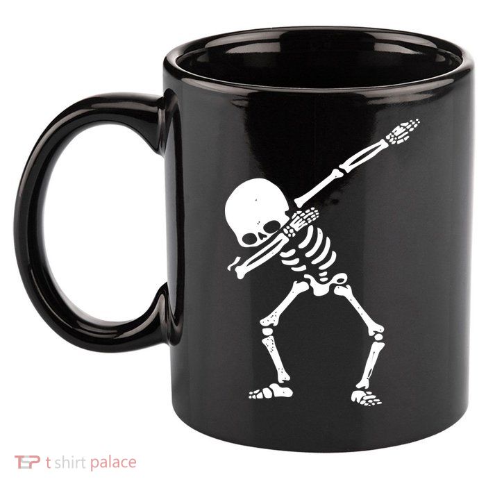 Dabbing Skeleton Dab 11oz C Handle Ceramic Mug