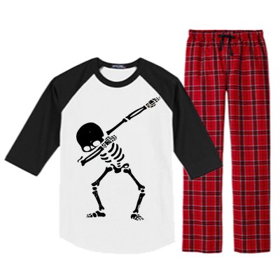 Dabbing Skeleton Dab Raglan Sleeve Pajama Set