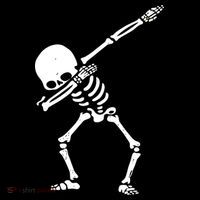 Dabbing Skeleton Dab Flatbill Hat