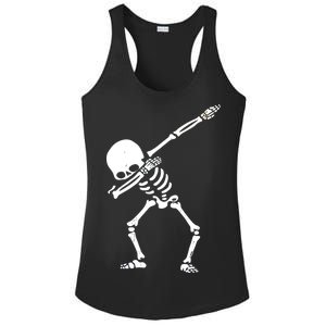 Dabbing Skeleton Dab Ladies PosiCharge Competitor Racerback Tank