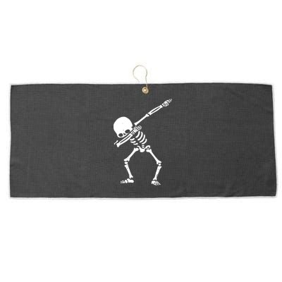 Dabbing Skeleton Dab Large Microfiber Waffle Golf Towel