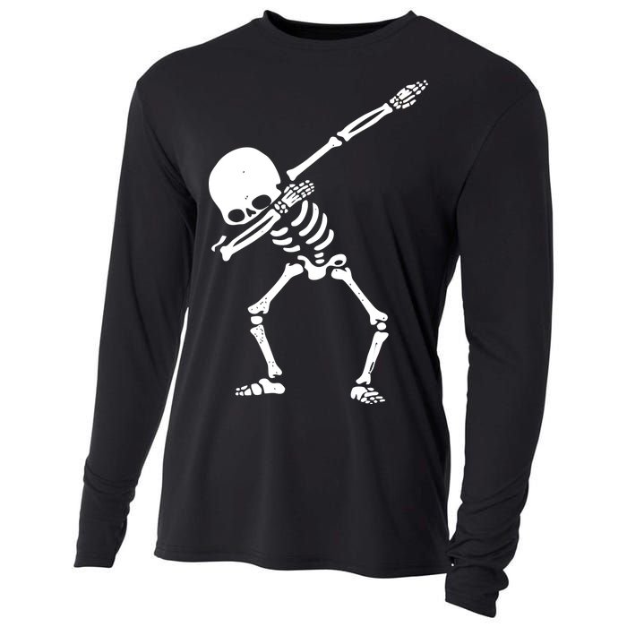 Dabbing Skeleton Dab Cooling Performance Long Sleeve Crew