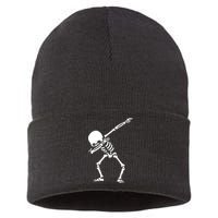 Dabbing Skeleton Dab Sustainable Knit Beanie