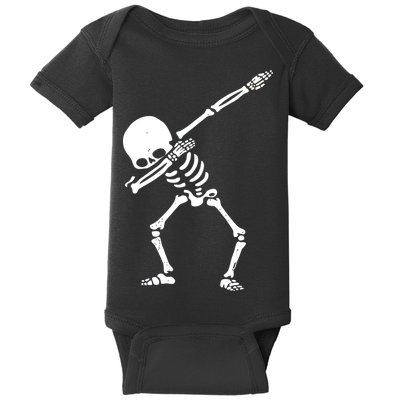 Dabbing Skeleton Dab Baby Bodysuit