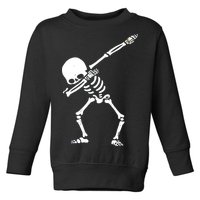 Dabbing Skeleton Dab Toddler Sweatshirt