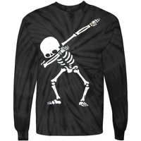 Dabbing Skeleton Dab Tie-Dye Long Sleeve Shirt