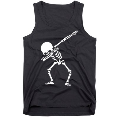 Dabbing Skeleton Dab Tank Top