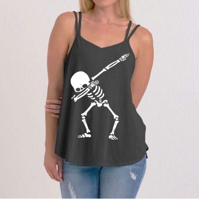 Dabbing Skeleton Dab Women's Strappy Tank